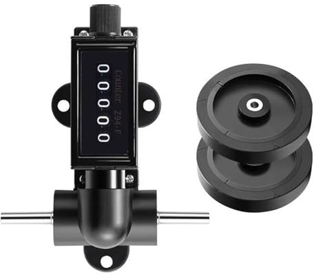 Fazvncv Tipo meccanico metro del rullo di alta precisione del contatore della ruota di rotolamento del contatore del metro/iarda del contatore di 5