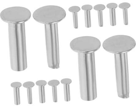 DECOMELODY 7pares Remaches De Mango Para Cuchillos De Cocina Tornillos De Acero Inoxidable De Sujetadores Resistentes Para Mangos De Cuchillos De Chef y Herramientas De Bricolaje