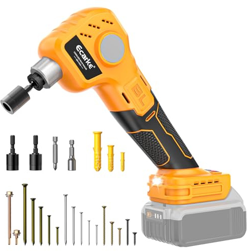 Ecarke Cordless Palm Nailer Compatible with DeWalt 20V Battery (Tool Only) - 6000 IPM Brushless Auto Hammer with Magnetic Nail Guide & LED for Framing, Joist Hangers, Tight Spaces