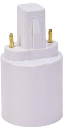 Chevnzev 5 Convertitori Lampada Bianca Adattatori G23 A E26/E27 per Installazione Lampadine Lampadina Ignifuga Base Connettore Accessorio Convertitore Portalampada