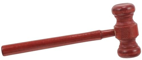 Juguetes for niños, martillo de juez, mazo madera, accesorios, mazos for juegos pequeños, for golpear Para Jueces