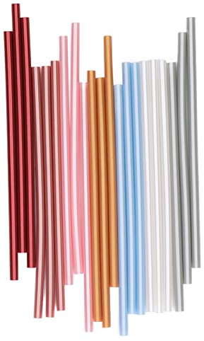 Bâtons de colle chaude, 21 pièces, adhésif fort de qualité supérieure, bâtons de pistolet à colle à fusion rapide pour l'artisanat, projets de bricolage à domicile, multicolores