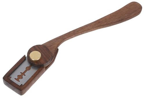 Toyvian Couteau à Inciser le Levain avec Lame en Acier Inoxydable et Manche en Bois Ergonomique, Outil de Pâtisserie pour Scarification Précise, pour Boulangers Cuisine Maison, Accessoire