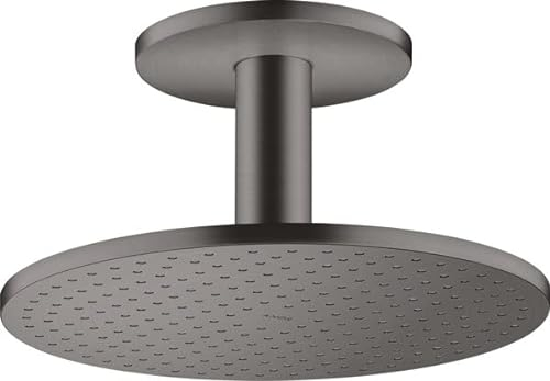 hansgrohe AXOR ShowerSolutions Kopfbrause 300 1jet, Deckenanschluss, 35301340, Farbe: Brushed Black Chrome