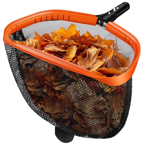 KGC Retino per Piscina, (Senza Asta) Rete Piscina Pulizia per Foglie Retina Raccogli Foglie Stabile, Contelaio in Alluminio, Skimmer per Piscina, Foglie e Detriti per Pulizia, Spa, Stagni