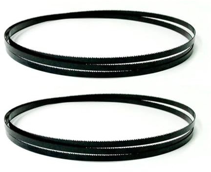 SAJMAKUWLA band saw blades， 2pcs Carbon Bandsaw Blades For METABO BAS 315/316/317/318 2240mmx6.3mm Band Saw 6 14 TPI Woodworking Tools(6TPI)