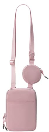 Höftväska för löpning, sling-yoga-väska – axelväska vattentät sportväska | justerbar rem, unisex, sling, yogaväska, höftväska, avtagbar, för kvinnor och män, ROSA, Siehe Beschreibung, Se beskrivning