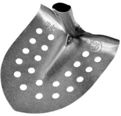 Folpus Métal de tamisage bêche de boue facile à utiliser robuste robuste drain bêche égout nettoyant pour le drainage des égouts jardin maison, Pointu, 24x22x16cm