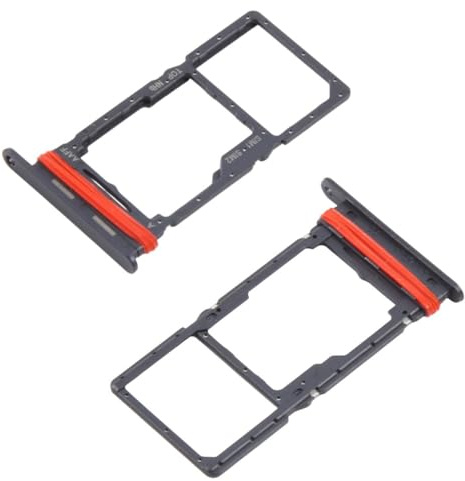 jbTec Dual SIM-Tray/SD-Card kompatibel mit Samsung Galaxy A16 5G - Kartenhalter Slot Schlitten Rahmen Schwarz (Blue Black)