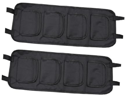 perfk 2 Stücke Auto Angelrutenhalter Fahrzeug Fischereistange Lager Rack Hold 4 Stangen Angelzubehör für SUV Wagon Van
