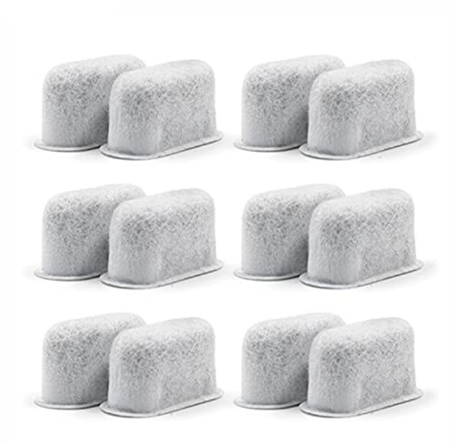 12 Pack of Compatible Replacement Charcoal Water Filters for Coffee Makers Fits All Coffee Makers
