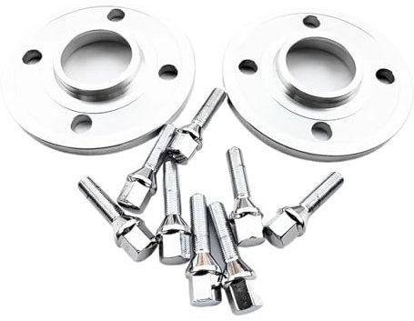 Wheel Spacers For Peugeot 206/2008/207/208/306/307/308/30 10MM/12MM Hubcentric 65.1MM Alloy Adapter WHEEL SPACER 4x100 With 12x1.25 Cone Bolts Flange Plate(12mm silver or black)