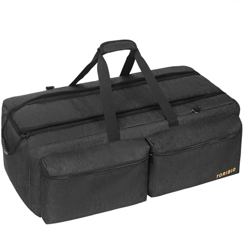 OUUTMEE - Funda acolchada para telescopio, bolsa de transporte para telescopio con separadores ajustables y bolsillos para telescopios, monturas, trípodes y accesorios (Negro), Negro , 76 x 30 x 25CM