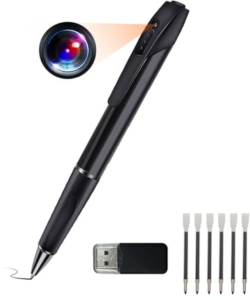 MDCGN 1080P Mini Spy Camera Pen Hidden Cameras Small Nanny Cam with Video Recording, Photo Taking Portable Video Recorder for Home, Office, Meeting, Study
