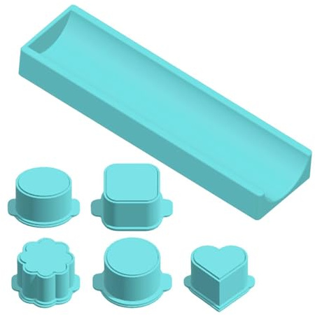 Generisch Cake Pop-Ausstechform-Set - Presswerkzeug mit 20 cm Tablett,Cakesicle-Ausstecher | für Geburtstag, Hochzeit, Weihnachten, Kinderaktivität, Familienfeier, Küche