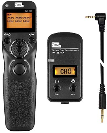 Pixel Kabelloser Timer-Fernauslöser TW283-L1 Funk Fernbedienung Drahtauslöser Kompatibel mit Panasonic S5 S1H S1R S1M S1 G95 G91 FZ10002 G9 GH5 G85 G81 GX8 GX7 GH4 GH3 FZ2500 FZ2000 FZ1000 FZ300 FZ200
