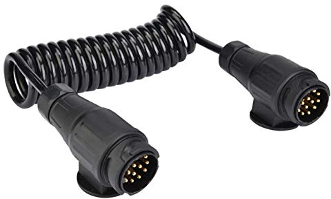 Qiilu 13-poliger Anhängerstecker, Kabeladapter für Anhängerwagen Elektrosätze 13 poliger anhängerstecker