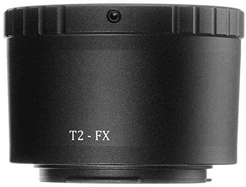 Hersmay T2 auf FX,T Objektivadapter für Fujifilm X Mount FX Fuji Kamera X-A1,X-A2,X-A3,X-A5,X-M1,X-E1,X-E2,X-E2S,X-T1,X-T2,X-T10,X-T20,X-Pro1,X-Pro2