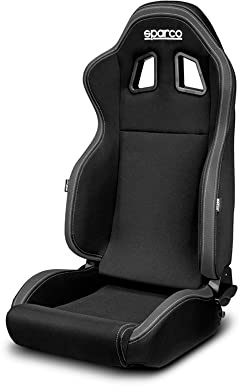 SPARCO Sportsitz R100 MY22 Schwarz/Grau (Verstellbar), 009014NRGR