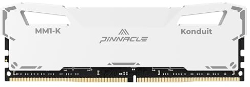 Timetec Pinnacle-Konduit DDR4 XMP2.0 Overclocking 1.35V Dual Rank Compatible pour AMD et Intel Desktop Gaming PC Module - Blanc (3200Mhz 16GB)