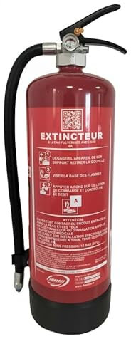 Extincteur 6Lt pour batterie Lithium avec QRCODE POUR FORMATION 2022