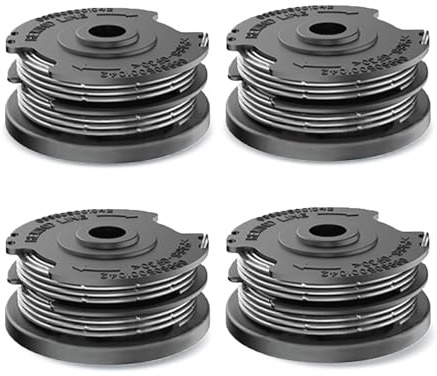 Viilich 4Pcs Strimmer Spool Line Compatible with Bosch ART 24 27 30 30-36 LI AdvancedGrassCut 36,1.6mm Standard Double Autofeed Nylon Replacement Spool for Bosch Trimmer Grass Trimmer F016800351