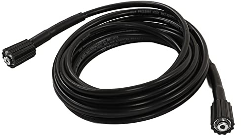 Tuyau de Laveuse à Haute Pression, Remplacement D'extension de Nettoyage D'arrosage en PVC de 9 M de Long pour la Maison, L'extérieur, (Insert M22 à 2 extrémités 15MM)