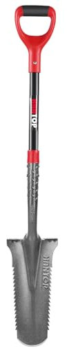 Drain Spade Digging Spade Shovel Trenching Spade Garden Spade Shovel for Deep Digging Transplanting,44 inches