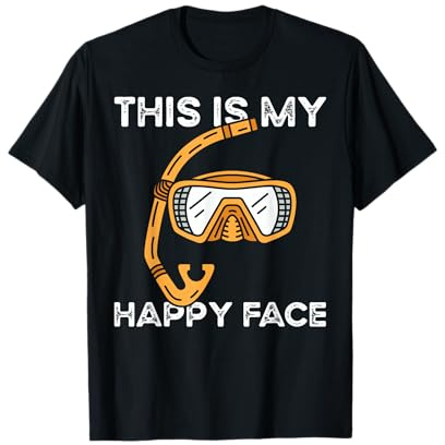 Lustiger Taucher Spruch, Tauchermaske und Schnorchel T-Shirt