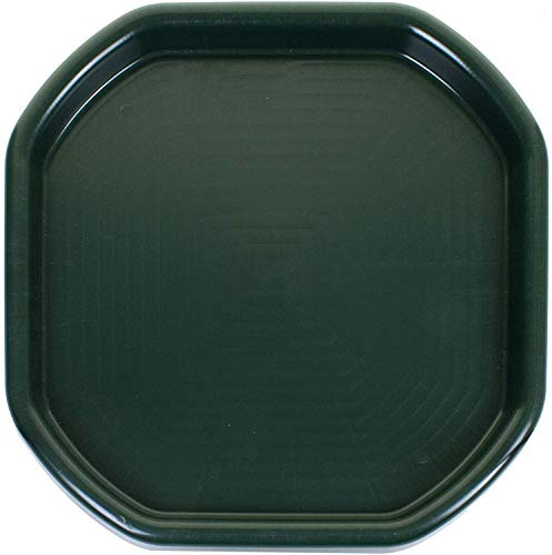 FotoStation Octagonal Small Mixing Tray 70cm X 70cm Sturdy Colourful Plastic Concrete Cement Mortar Mixing Board Ideal for Use with Garden Paint Cement Plaster & Other Building Materials (DARK GREEN)