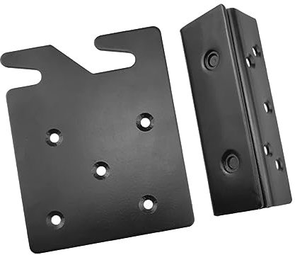 Alipis 2pcs Black Bed Hinge Buckle Heavy Duty Screw Fixed Hinge for Hanging Beds Easy to Install Accessories for Furniture and Practical Use