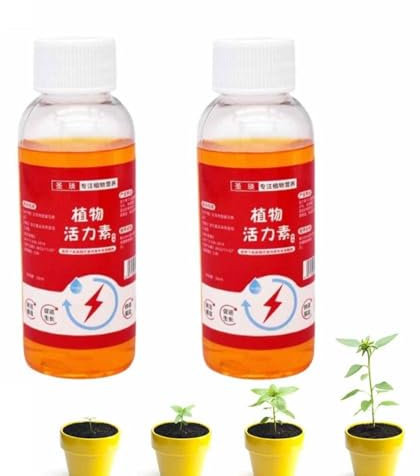 Fertilizzante Liquido, 2PCS 50ML Concime Liquido Piante da Appartamento e Giardino, Fertilizzante Idroponico per Erbe, Fertilizzante multiuso per piante, Concime liquido per Piante Verdi