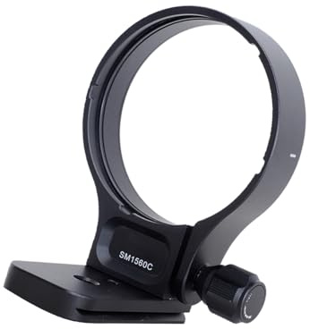 Collier d'objectif pour objectif 150-600 mm 5-6.3 OS HSM (IS-SM1560C) Anneaux de montage pour trépieds Adaptateurs d'objectif