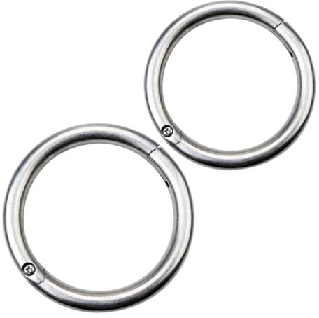 BESTonZON 2stücke Nasenring Für Rinder Edelstahl Nasenring Kuh-nasenring Rinder-nasenring Vieh-nasenring Entwöhnungswerkzeug Für Rinder Rinderzubehör