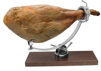 FERRETERIA LEPANTO Prosciutto Cordoba Plus professionale, girevole a 360 gradi, (base in legno di faggio)