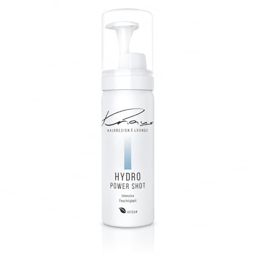 Knaus HYDRO Power Shot Hochkonzentrat 50ml – Haar Booster Pflegeschaum mit Aloe Vera Seegras, Leave In Treatment ohne Ausspülen, Salonqualität, vegan, Made in Germany