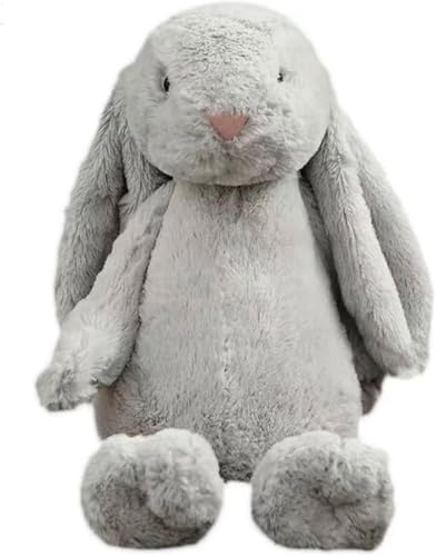 Genérico Peluche de Conejo Muy Suave - Orejas Largas para Acariciar - para Abrazos - Idea de Regalo de Cumpleaños para Niños y Peluche de Apego para Bebé
