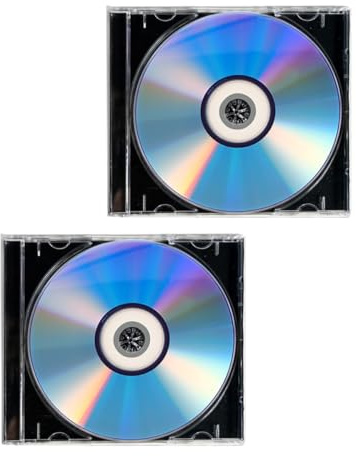 Zerodeko Discos CD-R Vírgenes Grabables 700 Megabytes 80 Minutos CD de Audio para Grabar Música y Datos Pack 2 Unidades con Cajas Protectoras para Uso en Grabadoras DVD/CD