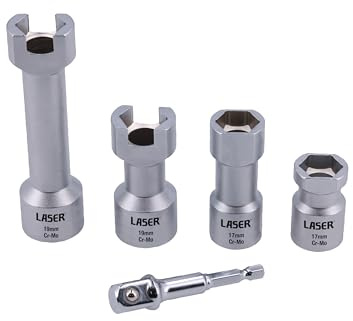Laser 9274 Deep Sockets for Strut Channel 1/2D - 5pc