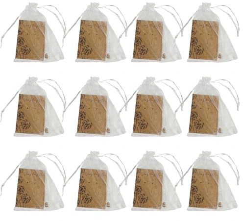 Juego de 12 pequeños rellenos de diente de león en cristal, amuleto de la suerte Nochevieja, pequeños regalos para mujeres, regalo perfecto para cumpleaños, bodas, graduaciones, amuletos de la suerte