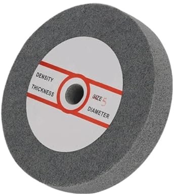 Disco in fibra di nylon abrasivo non tessuto 5P for lucidatura metalli 150 * 25mm 120#180# 240# 320#(120 Grit 1pcs)