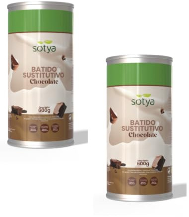 Pack 2 Batidos Saciantes Sabor Chocolate (1,2 kg Total) | Sustitutivo de Comida para Control y Pérdida de Peso | Alto en Proteínas, Fibra, Vitaminas y Minerales | Formato Ahorro 2 x 600g