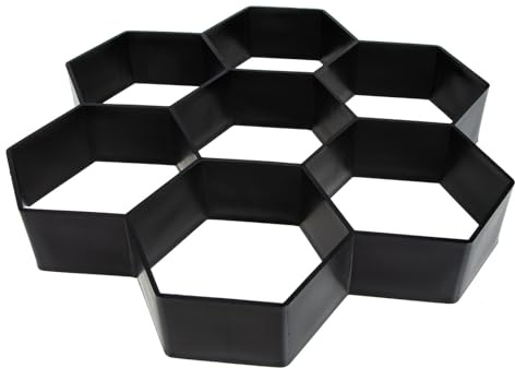 DOITOOL Molde para Pavimentación de Caminos de Plástico Reutilizable, Fácil de Usar, Adecuado para Jardín y Villas, Herramienta DIY para Moldes de Cemento y Hormigón