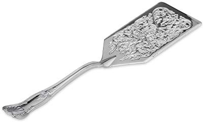 Lasagneheber, Spargelheber verziert, versilbert, 29,0 x 6,0 x 2,0cm