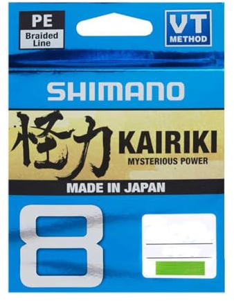 Shimano Kairiki 8 59WPLA68R0 Mantis grön flätad fiskelina 300 m