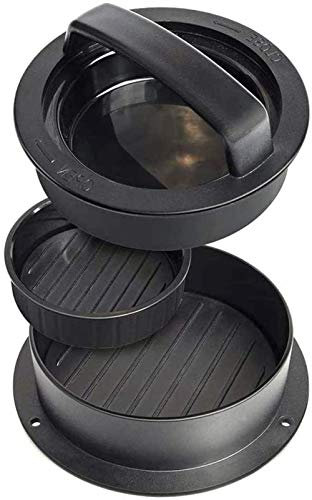 CLQ 3-In-1 Burger Pie Maker Mini Non-Stick Burger Pie Homemade or Veggie Burger Press