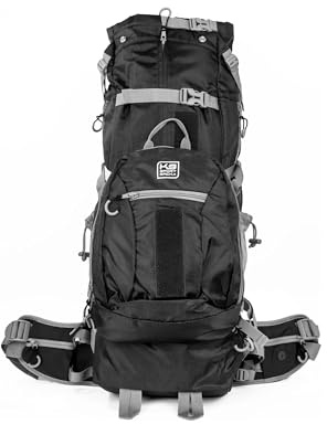 K9 Sport Sack | Kolossus Dog Carrier Backpack for Small and Medium Pets | Front Facing Adjustable Dog Backpack Carrier | Fully Ventilated | Veterinarian Approved (XX-Large, Kolossus - Black)