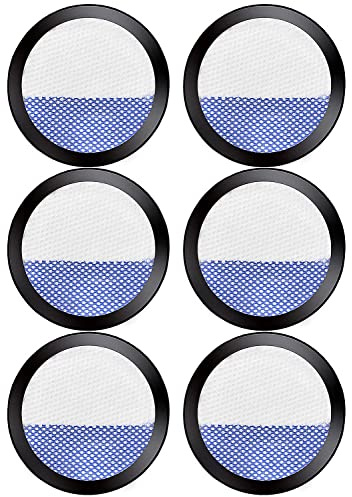 6 Pack Replacement Filters for Eureka RapidClean Pro Cordless Stick Vacuum Cleaner NEC180 NEC185 NEC186 NEC190