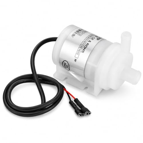 DC 12V Mini Wasserpumpe Tauchpumpe, 10w 9500l/H 5.5m Tauchwasserpumpe | Lebensmittelecht Leise BüRstenlose Aquariumpumpe Brunnenpumpe Mini Submersible Water Pump FüR Aquarien, Teich, Solarbrunnen