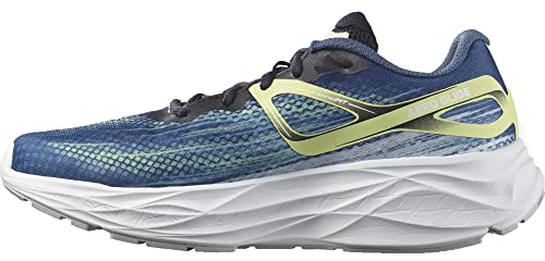 Salomon Aero Glide Traillaufschuhe Herren, Blaue Asche/dunkler Saphir/sonnige Limette, 46.5 EU